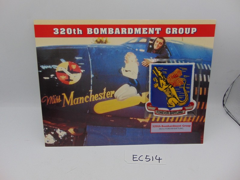 Willabee & Ward Emblems Of Air War WWII Patch 320th Bombardment Forever Battling