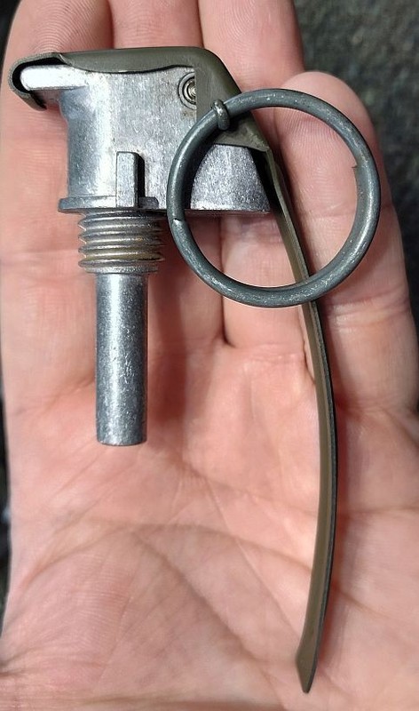 WWII American Mk II Pineapple Grenade M10 Fuze Repro w/ Original Style Markings gallery
