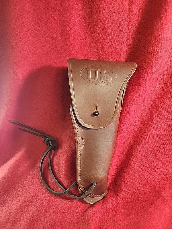 Reproduction US ARMY INFANTRY M1936 M1911 M1911A1 .45 PISTOL HOLSTER-R LEATHER