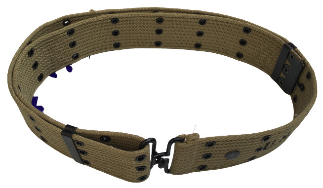 M1 Webbing Canvas Belt Reproduction OD Green with U.S Marking