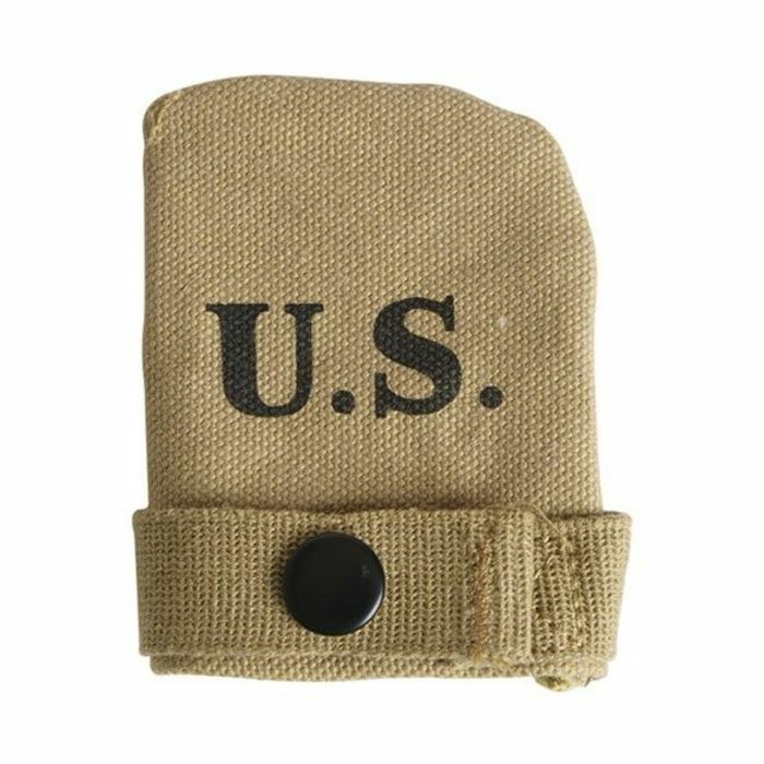 Authentic Reproduction WWII Era US Army M1 Carbine Canvas Muzzle Cover