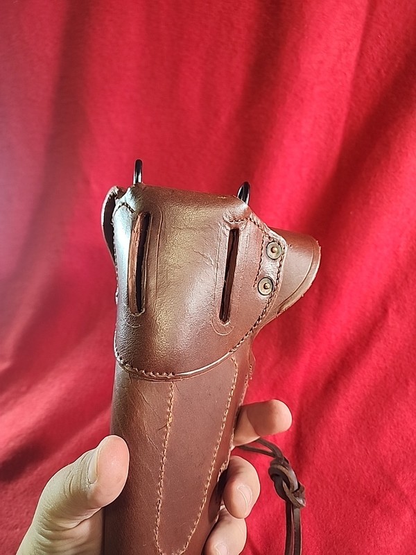 Reproduction US ARMY INFANTRY M1936 M1911 M1911A1 .45 PISTOL HOLSTER-R LEATHER gallery