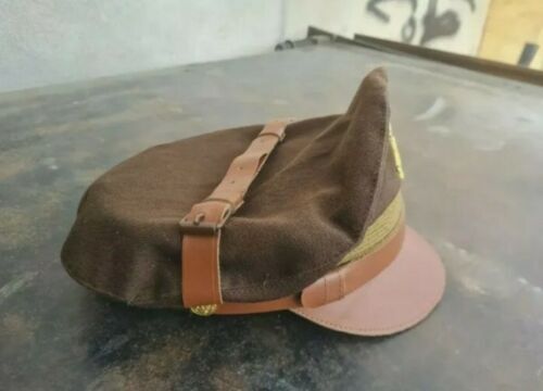Hat Cap Kepi -US Army Aircorps Military Officers Pilots OD Visor Crusher Hat Cap gallery
