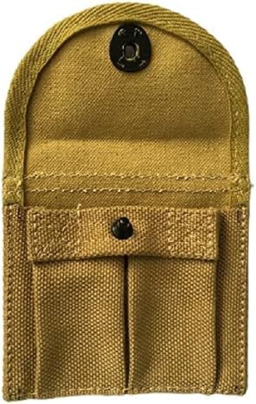 US WWII M1 Carbine Khaki Canvas Ammo Pouches Set of 5 Military Reproduction gallery