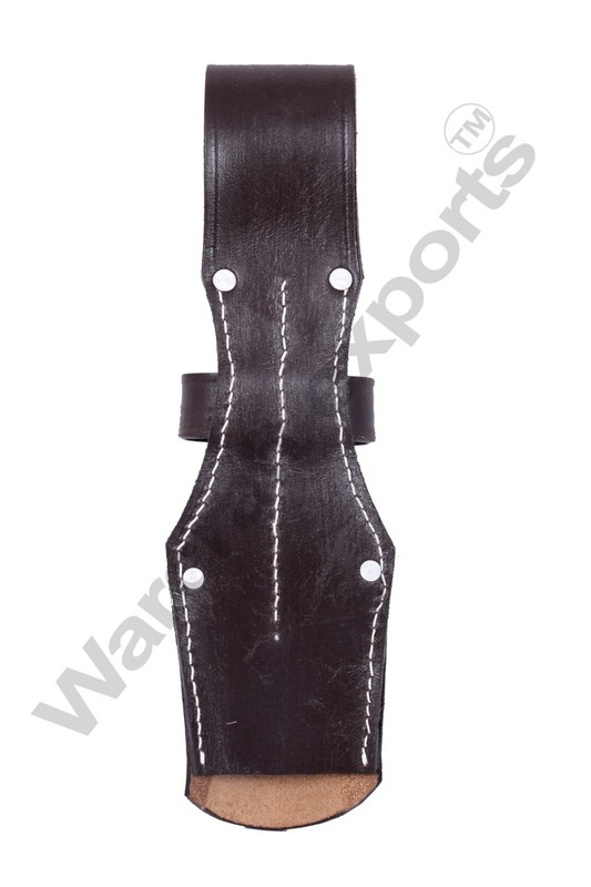 WW2 German K98 BROWN Leather Bayonet Frog w/Securing Strap gallery