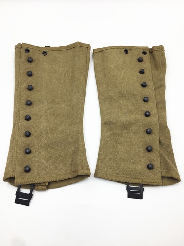 WW2 WWII US Army 1943 Soldier Leggings Or Puttee Soldier Canvas MILITARY gallery