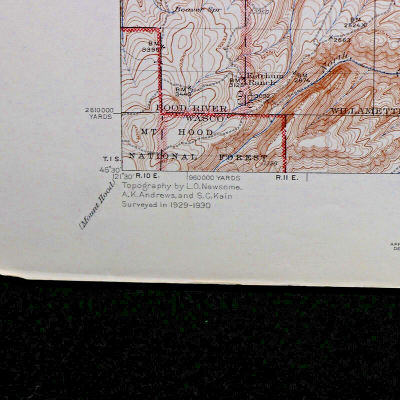 Corps of Engineers US Army Geological Survey Map Scale 1/125000 The Dalles WA OR gallery