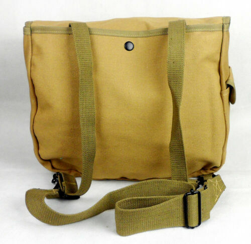 WW2 MILITARY ARMY M1936 M36 TYPE MUSETTE FIELD CANVAS BAG BACK PACK HAVERSACK gallery