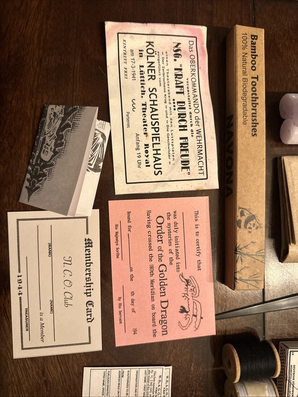 Reproduction Ww2 Us GI And Heer Pocket Littler. This Is Our Big Box. gallery