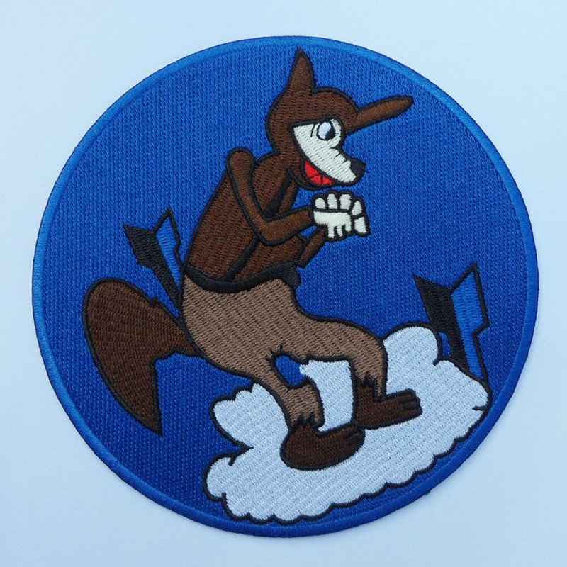 WWII US 359th Bomb Squadron Embroidered Patch B17 Wolf US A2 B3 G1 Jacket Patch