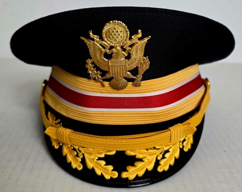 US Military Army Artillery Officers Parade Dress Hat Cap Kingform Cap NY