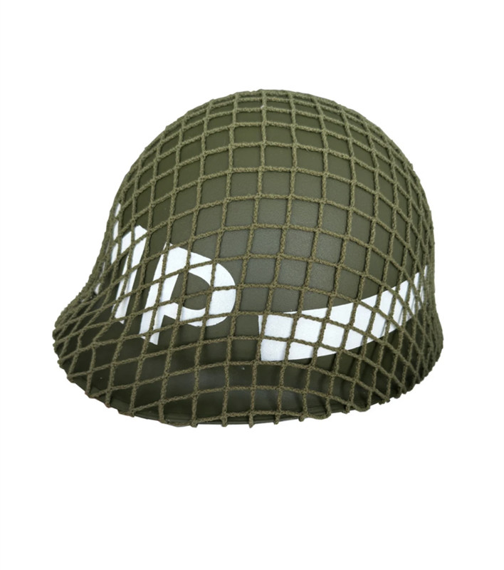 WWII WW2 MP Helmet and Mesh Cover American Soldier Head Protection Helmet Cover gallery