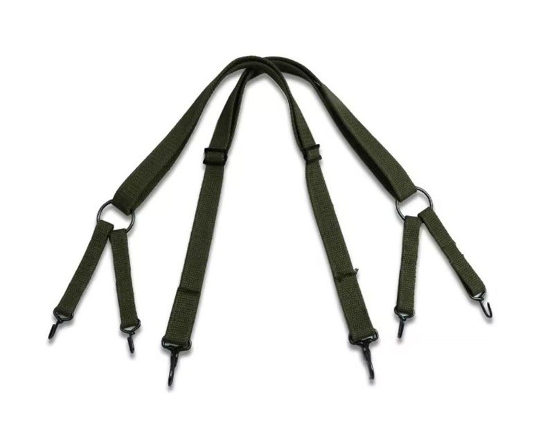 WWII US Army M1941 M1944 Suspender Strap Green-1388