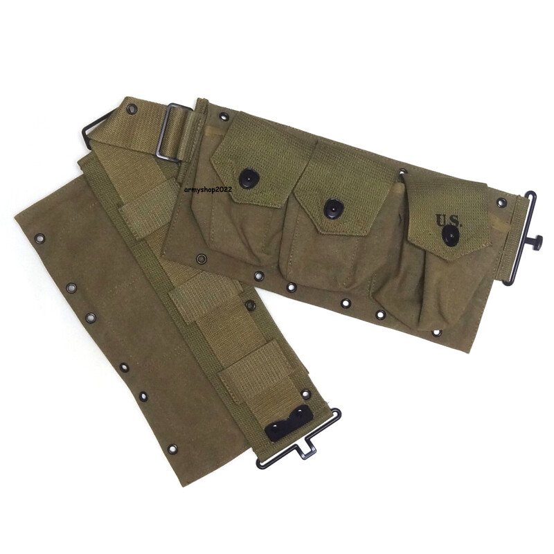 Military WWII US Army Paratrooper Infantry Bar Equipment Belt Pouch gallery