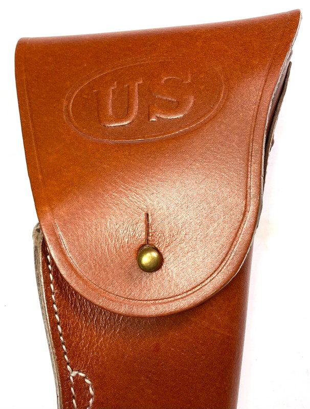 WWI WWII US ARMY INFANTRY MODEL M1916 M1911 M1911A1 COLT .45 PISTOL BELT HOLSTER gallery