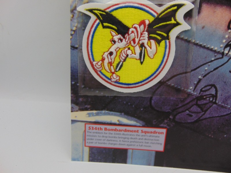 Willabee & Ward Emblems Of Air War WWII Patch 534Th Bombardment Squadron + Card gallery