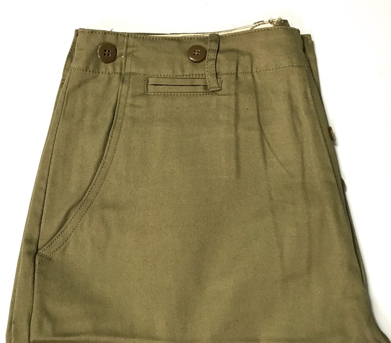 WWII US AIRBORNE PARATROOPER UNREINFORCED M42 JUMP TROUSERS-3XLARGE gallery