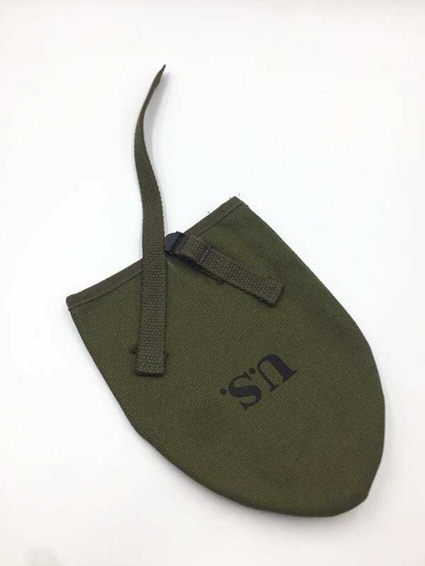 WWII WW2 US Army Usmc Marine M1910 T-Handle Shovel Canvas Cover Pouch Green gallery
