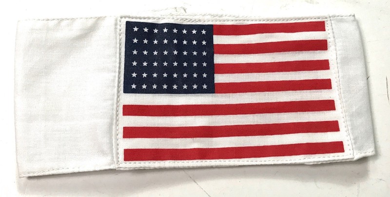 WWII US AIRBORNE 82ND 101ST PARATROOPER D-DAY INVASION SLEEVE FLAG BRASSARD