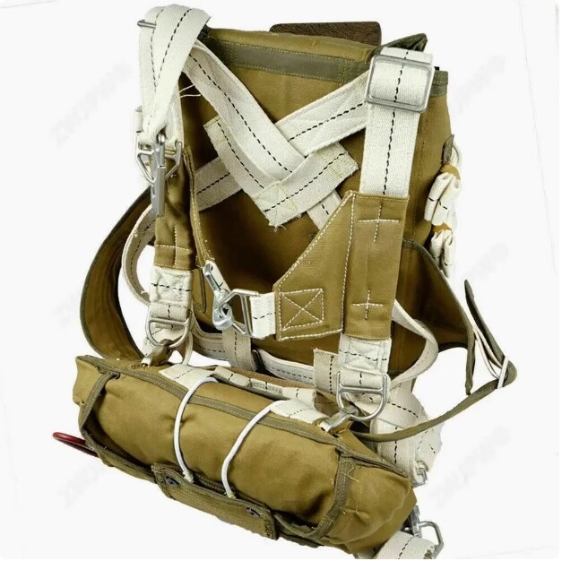 US! WW2 Army Replica Airborne T-5 Parachute D-DAY Paratrooper Parachute Bag Set