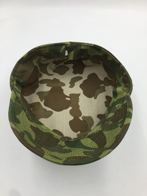 WW2 US ELITE ARMY PACIFIC CAMOUFLAGE OCTAGONAL FIELD CAP HAT gallery