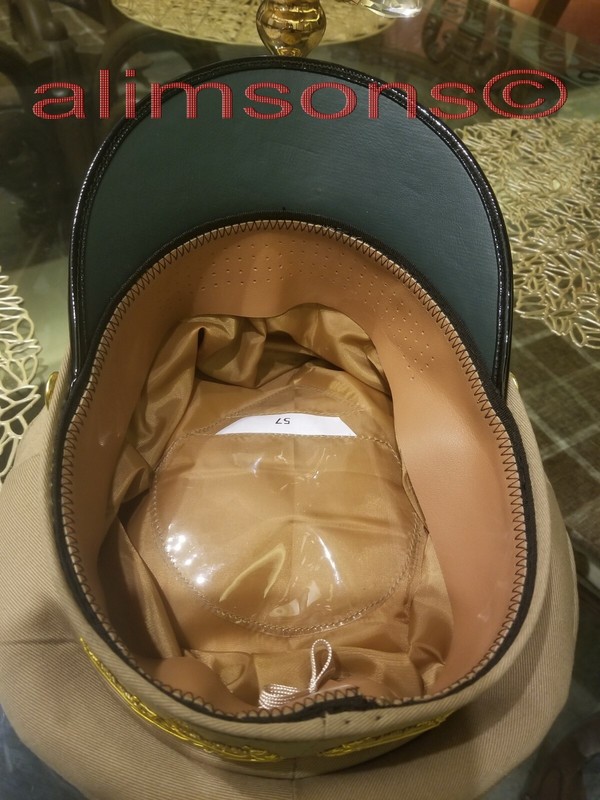US Douglas MacArthur Khaki Uniform Cap Visor 100% Replica Price reduced to US$55 gallery