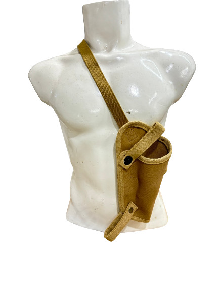 U.S. WWII M3 Colt M1911 .45 Tanker Shoulder Canvas Holster – Khaki