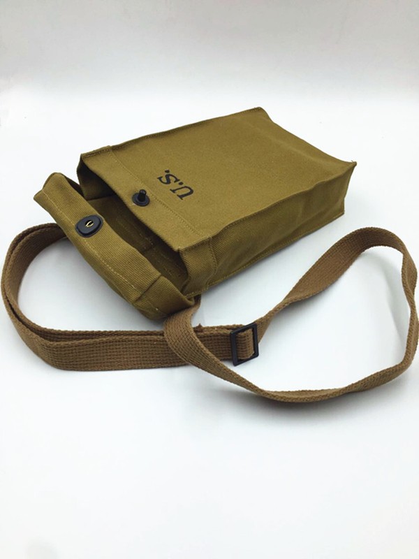 WW2 US ARMY PARATROOPER THOMSO AMMO POUCH ARTICLE 6 CAPACITY POUCH gallery