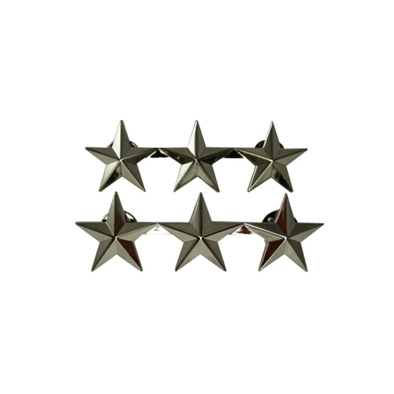 US 3 Star Lieutenant General Rank Badge – WW2 Repro American Stars Army Officer