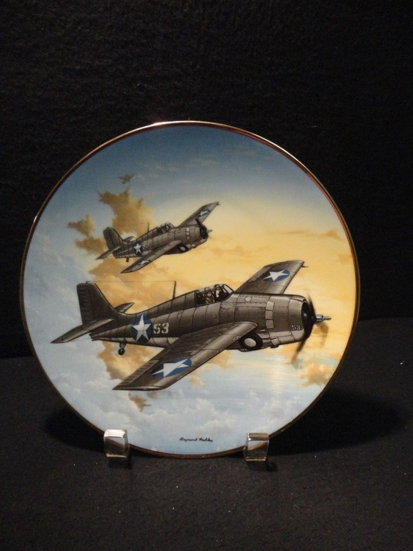 US Navy F-4F Wildcat Hamilton Collector Plate