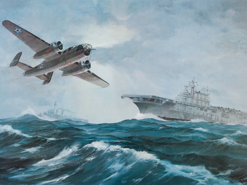 World War Two Theme NEW Metal Sign: Doolittle's Raiders - 9" x 12" Made in USA