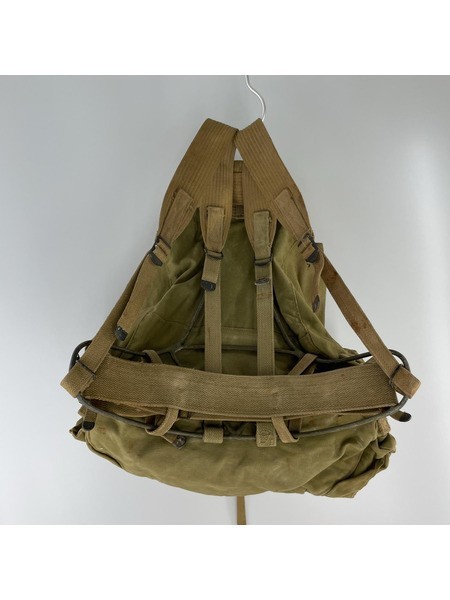 US ARMY WWII Backpack 1941 Vintage Military Khaki Used gallery