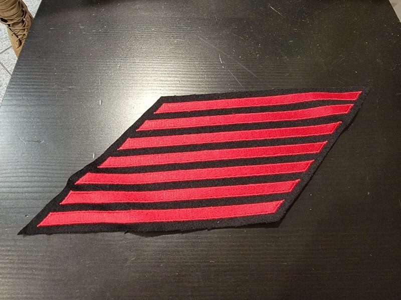 Repro 1940's-Vietnam US Navy Long Service Stripes 7 Bar 28 year 778