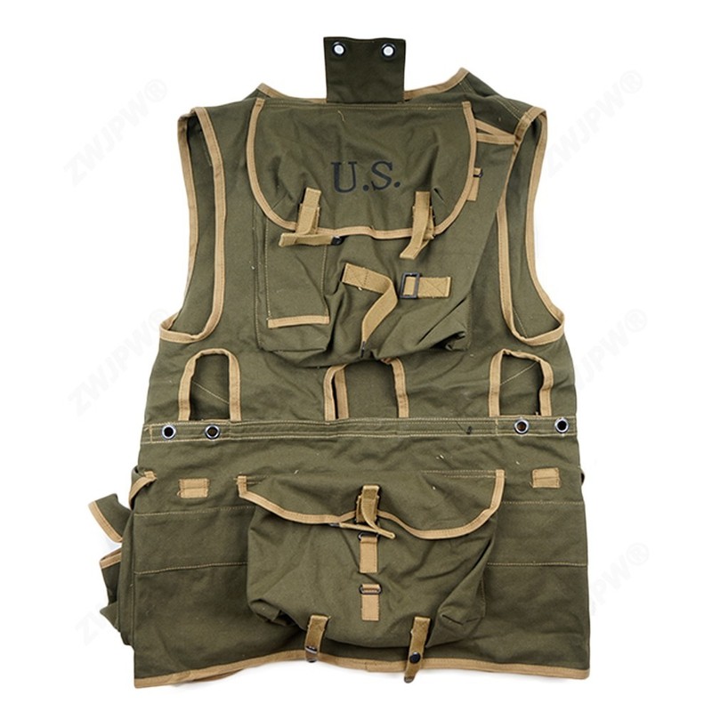 WWII US Army Assault Vest Canvas Size XL gallery