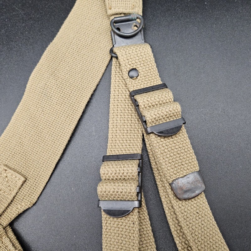 WWII M1936 Combat Field Pack Suspenders 74-S-389 REPRODUCTION gallery
