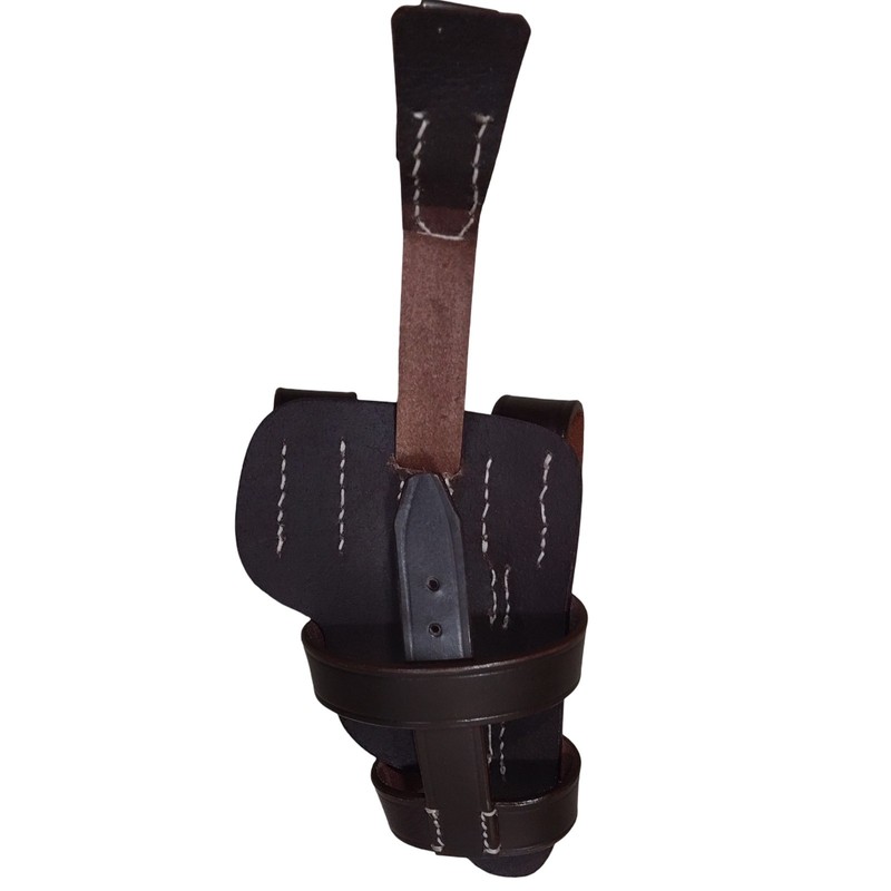 German Fallschirmjager Army Paratrooper Holster for P08 Pistol - Tan Color gallery