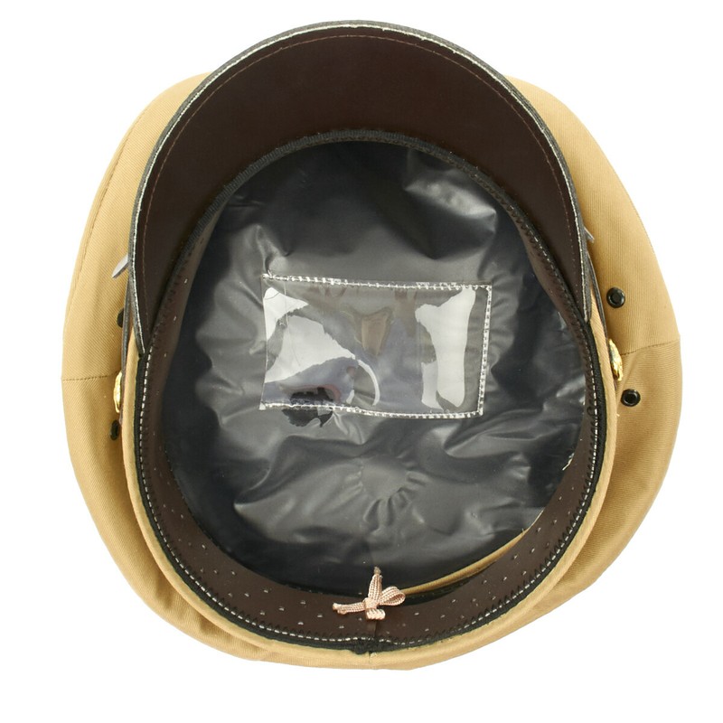 U.S. WWII Officer Visor Crush Cap summer Khaki Size 7 gallery