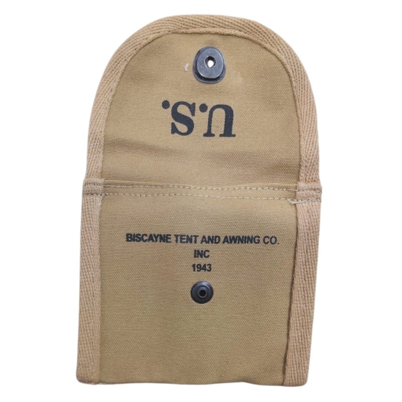 U.S WW2 M1 Carbine Buttstock Magazine Pouch WWII Ammo Cartridge Pouch Khaki gallery