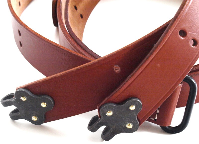 PREMIUM GI hook medium RIA 1941 M1907 US rifle sling repro blk. steel
