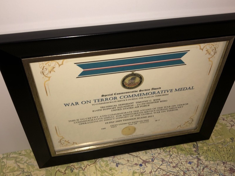 SCSA - DEFENSE OF THE AMERICAS COMMEMORATIVE MEDAL CERTIFICATE ~ Type 1 gallery