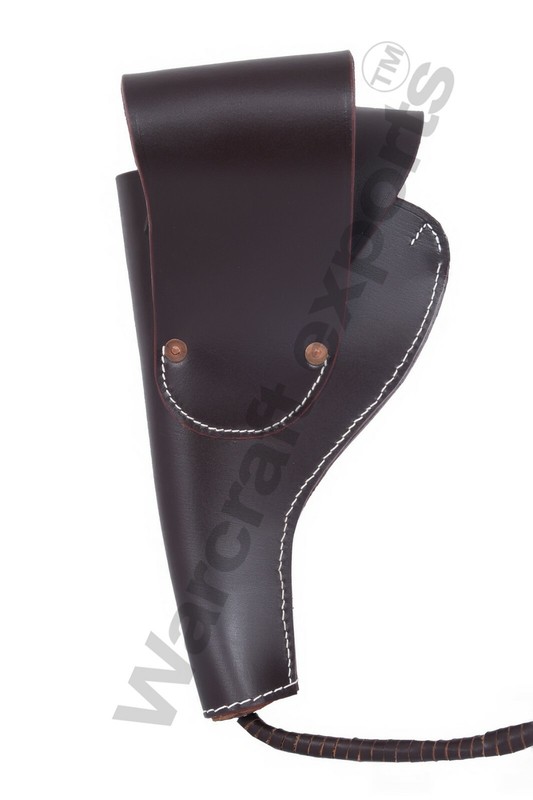 ACP Colt US M 1917/1942 .45 ACP Revolver Leather U.S. M2 WWI Holster -Dark Brown gallery