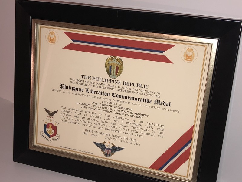 PHILIPPINE LIBERATION COMMEMORATIVE CERTIFICATE [WW2] ~ Type 1/Custom Printing gallery