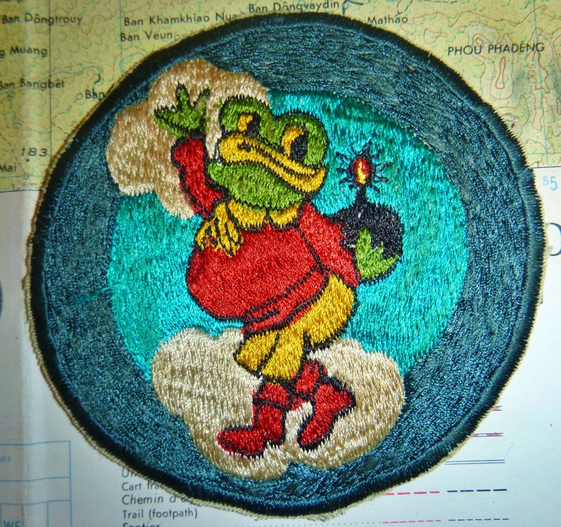 Flight Patch - USAAF - Green Frogs - 559th Bomb Squadron - WWII - D.011