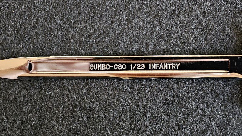 WW II M-1 GARAND RIFLE BAYONET (EARLY 1942 LONG SWORD MODEL) LETTER OPENER! gallery
