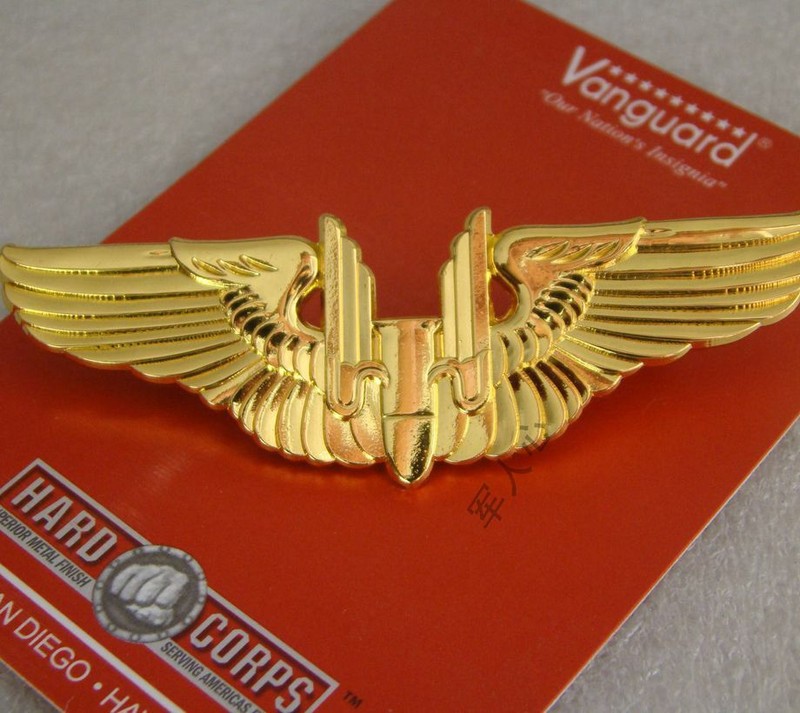 THREE WWII US ARMY AIR FORCE USAAF AERIAL GUNNER WINGS BADGE PIN MILITARY GIFT gallery