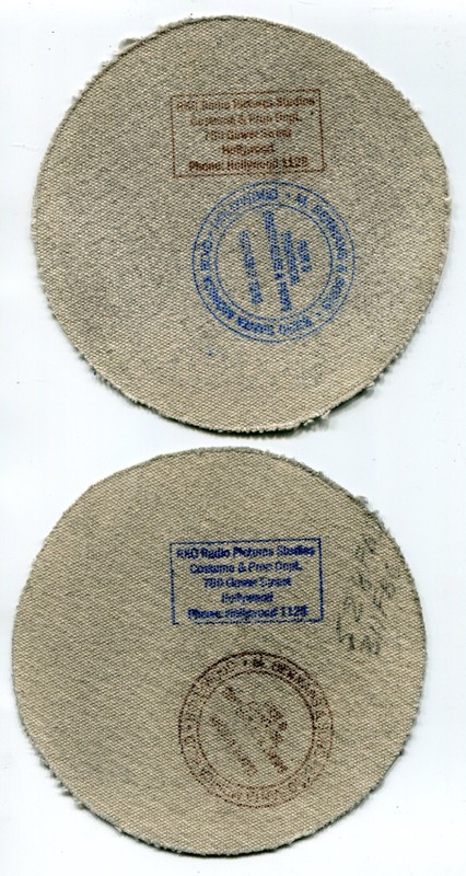 Four USAAF WWII Patches. - RKO Movie Studio Patches. - Hand Painted on Canvas. gallery