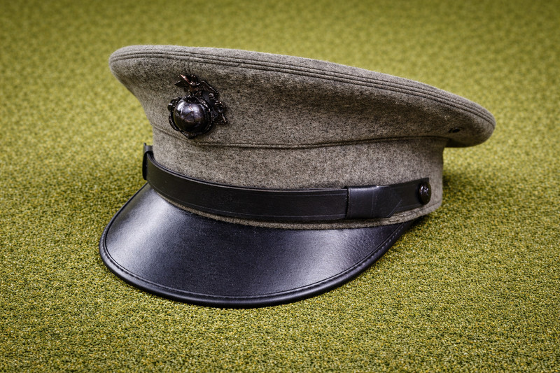 US USMC Crusher Millitary Cap Marines Army officer Dress Hat All sizes gallery
