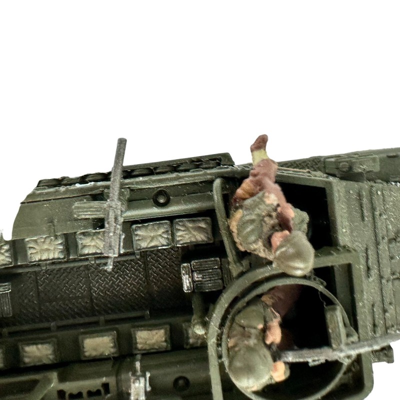 2006 Ultimax Half Track Miniature Military Truck with Two Soldiers gallery