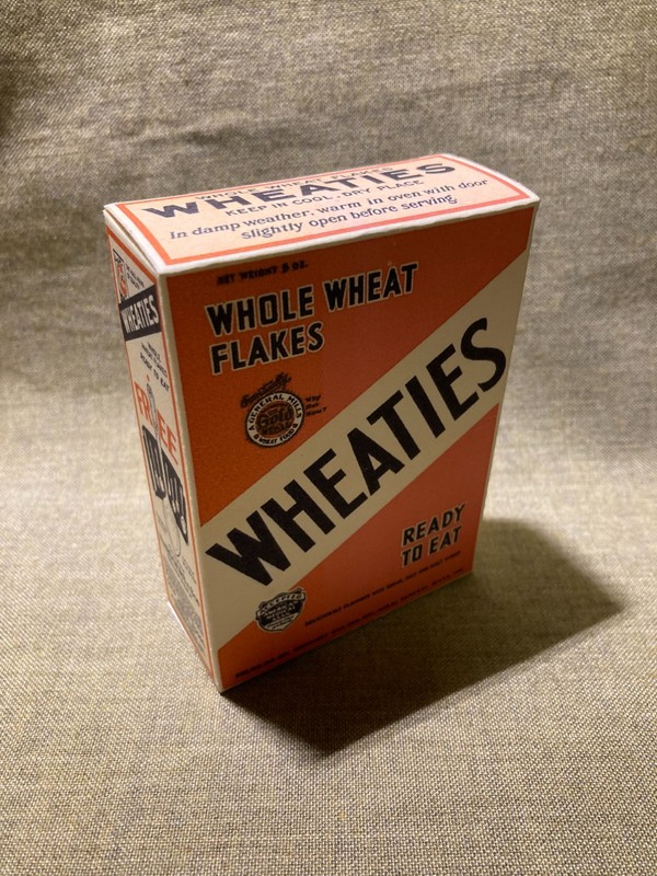 WWII US Army USMC Marine Corps Single serving Wheaties box “10-in 1” ration