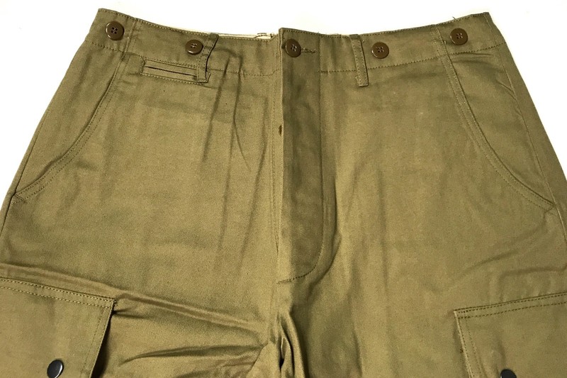 WWII US AIRBORNE PARATROOPER UNREINFORCED M42 JUMP TROUSERS-3XLARGE gallery